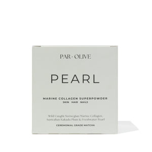 PAR OLIVE Pearl Marine Collagen Superpowder MATCHA