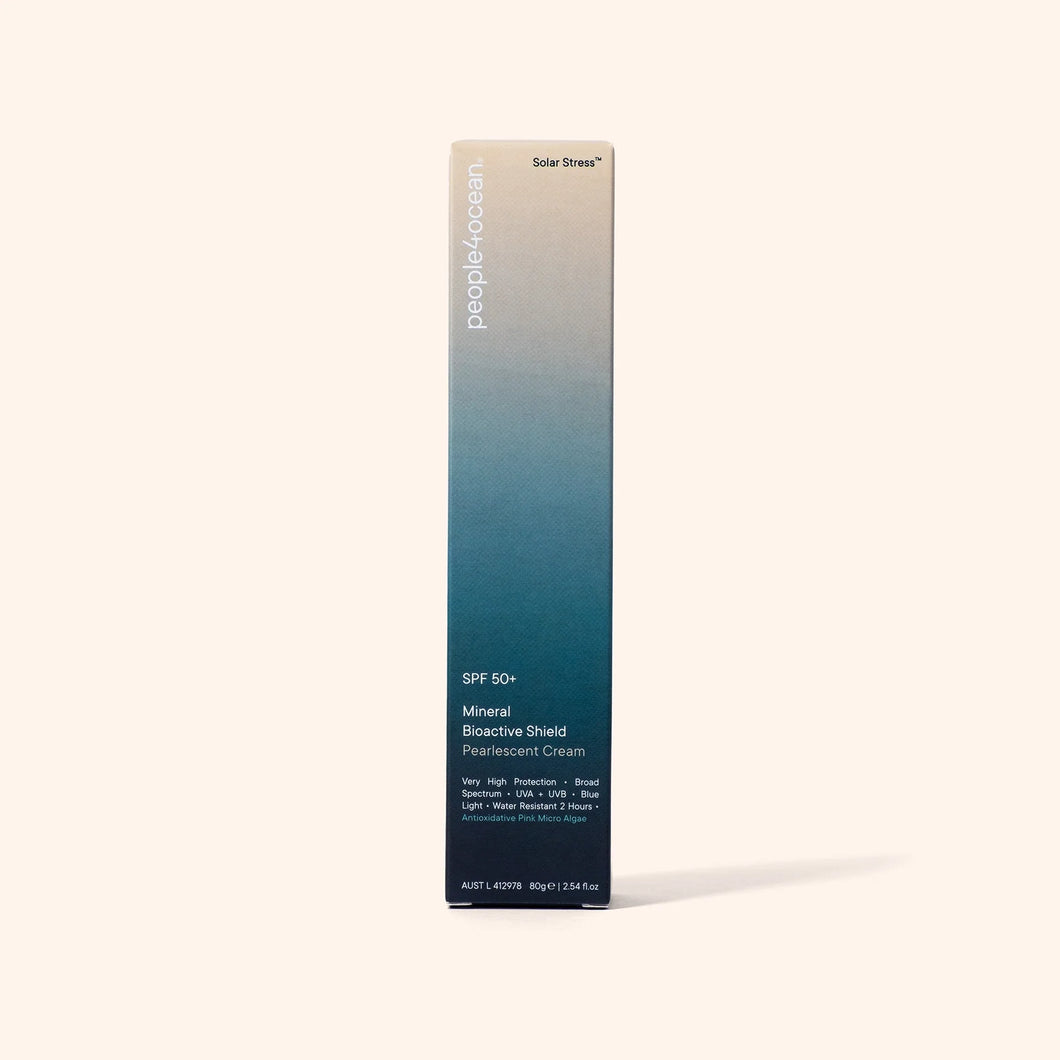 P4O SPF 50+ Mineral Bioactive Shield • Pearlescent Cream 80g